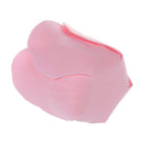 Light Pink Pleated Hem Heart Gift Box Bath Soap Flower Petal 18 in 1
