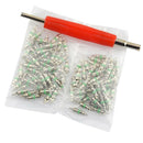 101pcs Car R12 A/C System Air Conditioner Schrader Valve Core with Tool Kit