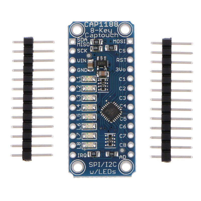 Industries CAP1188-8-Key Capacitive Touch Sensor Breakout 12C For