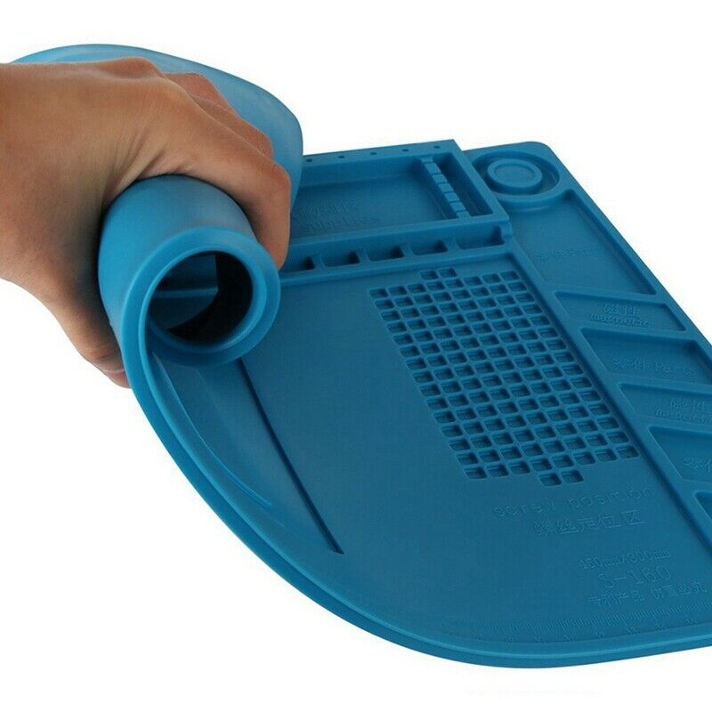 Heat-Resistant Soldering Station Iron Phone PC Computer Repair Mat Magnetic P5Y6