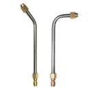 2pcs 1/4'' Connect Pressure Washer Nozzle Lance Angled Lance Extension