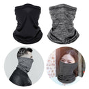 2x Cycling Face Cover Balaclava Tube Scarf Women Men Neck Gaiter Snood