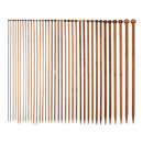 36PCS Wooden Bamboo Homehold Knitting Needles for Sweater Crochet Beginner