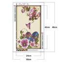 5D Full Drill Diamond Painting Flower Butterfly Cross Stitch Kits (hg350)