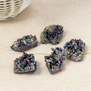100% Natural Crystal Aura Quartz Amethyst Rainbow Specimen Cluster Stone Gift