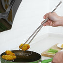 1Pair Stainless Steel Extra Long Hot Pot Cooking Frying Noodle Chopstick RES