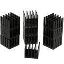 Set Of 10 Aluminum Heatsinks For Triode, IC, PCB, LED Transistor, Size