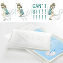 1 bag (6pcs) Disposable Travel Safety PE Plastic Toilet Seat Cover Mat Cush I1B5