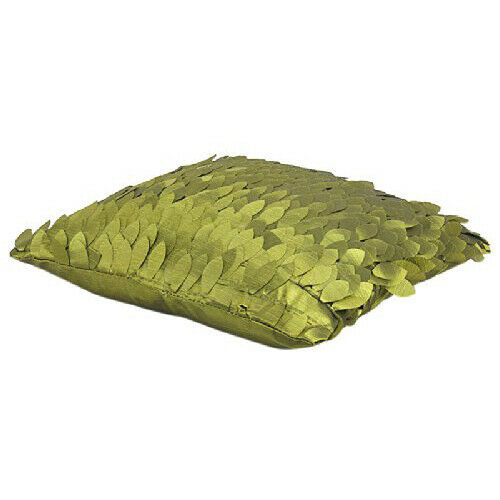 1 x Leaf-Pattern Satin Pillow Case Cover for Sofa Cushion Car/Bed Pillow 43