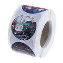 500pcs/roll Christmas Santa Stickers gift Packaging Stickers Party supplyB Gw