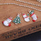 8pcs Christmas Series Charms Pendant DIY Crafts Jewelry Hair Accessories(1)
