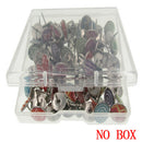 100Pcs creative fashion push pins decorative thumbtacks for wall maps BX