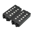 2 Pcs Black Magnet M Style Bass Humbucker 5 String Pickup for Bass Guitar
