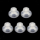 5 Pcs Clear Plastic Sunction Cups for Small Fish Shrimp Isolation Box,Aquarium