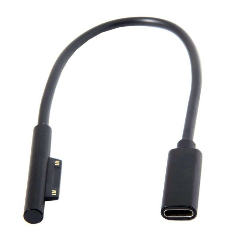 0.2M Female USB-C Charging Cable for Surface Pro 6/5/4/3 Surface Laptop 1/2,L9C3