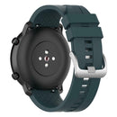 22mm Silicone Wrist Strap Band w/Buckle for Amazfit GTR 47mm (Dark Green)