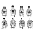 8pcs Round Heat Gun Soldering Station Blower Nozzles for 850 Hot Wind Gun A