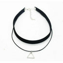 4 Pcs Choker Necklace for Women Girls, Black Classic Velvet Stretch Gothic