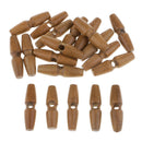 40Pcs Wooden Sewing Horn Toggle Buttons for DIY Scrapbooking Embellishments