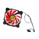 120mm Case fan Solar  Hydraulic Bearing Quiet for Computer Red