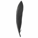 50pcs Dyed Goose Feathers DIY Hairstyles Decor Jewelry Wedding Party - Blac I3I7