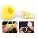 Yellow Duckling Helmet with Light Wind Ring Bike Bells for Bicycle Motorcycle
