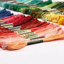 250 skeins of yarn for cross needle embroidery knitting multicolored croche