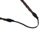 Bohemian Hippie Braided Decorative Hairwrap Headband - Coffee C9U9