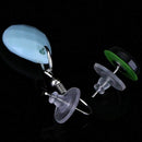 100pc Clear Rubber Earring Safety Back Bullet Clutch Earring Pad Jewelry Finding