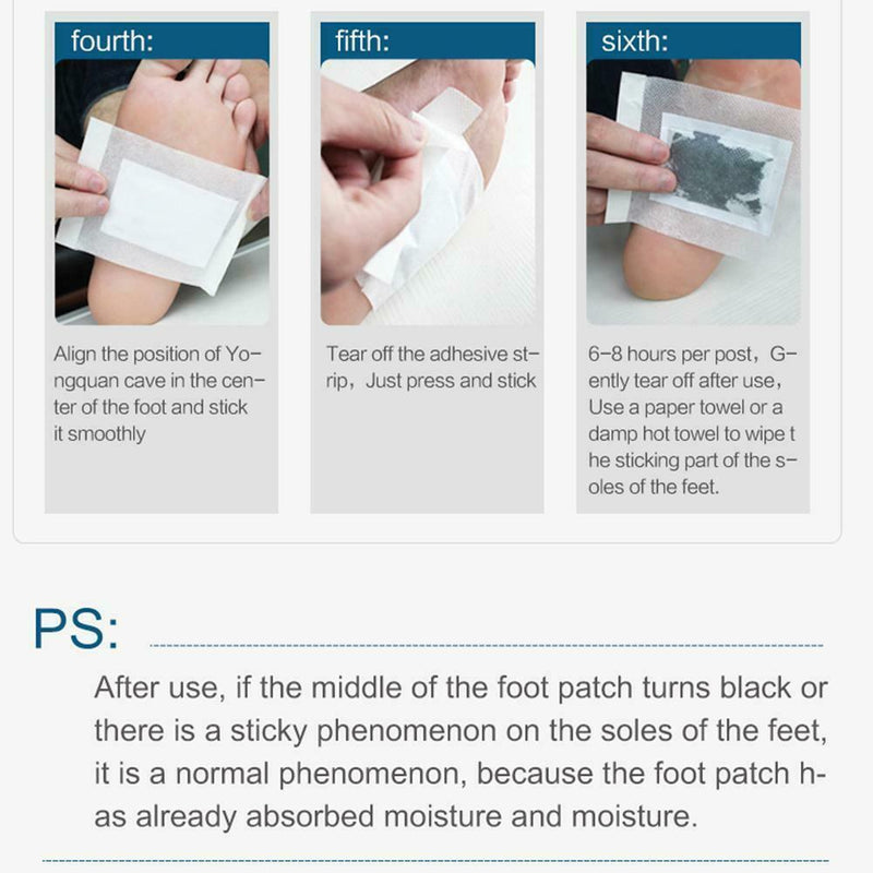 5 pairs Foot Care Magic Patch Moisture-Relieving Foot Patch