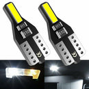 10PCS T10 501 194 W5W 7020SMD LED Car CANBUS Error Free Wedge Light Bulb White