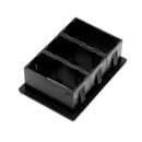 3 Gang Marine Boat Rocker Switch Clip Panel Patrol Holder Housing Black
