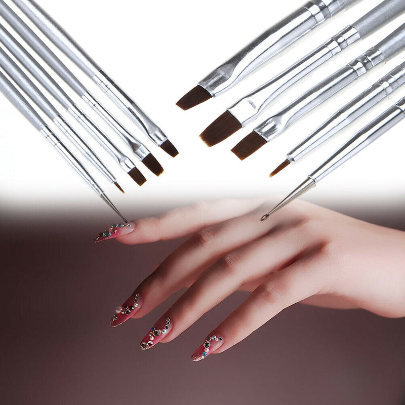 5pcs Nail Art Design Dotting Painting Drawing Pen Polish Brush Set A