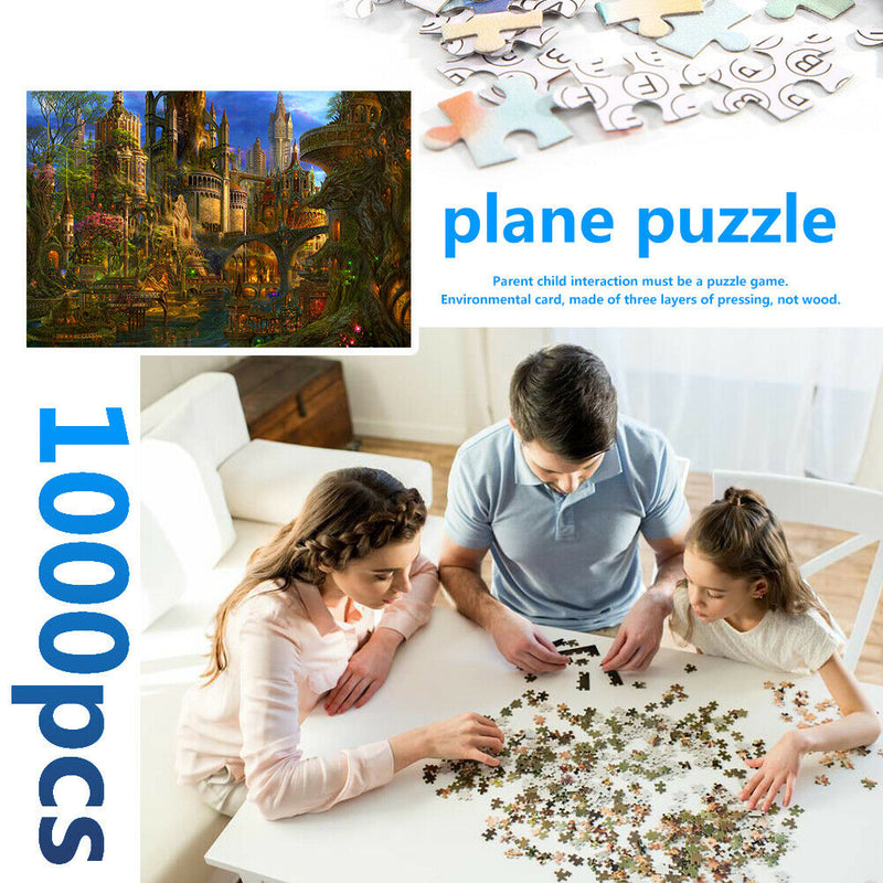 1000pcs Magic Garden DIY Puzzle Paper Jigsaw Toys Art Picture Decoration