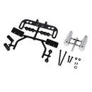 1/10 RC Racing Drift Car Accessories - Double Tip Pipes with License Bracket