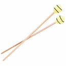 1 Pair Marimba Mallets, Percussion Mallets with Yarn Head and Smooth Wood H