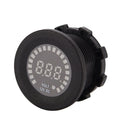 Motorcycle 4.2A USB Power Charger Adapter Blue Voltmeter with Plug for BMW