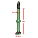 1Pcs Black Mountain Road Bike Tubeless Tires Presta Valves Vacuum-Nozzle