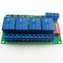 4 Channel DC 12V RS485 Relay Module Modbus RTU and AT Command Remote Contro