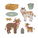 Milk Cows Stamps Metal Cutting Dies Frame Stencils Scrapbooking DIY Craft A