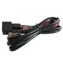 6.6ft Offroad LED Work Light Bar Wiring Loom Harness Relay Fuse Kit 40A 12V