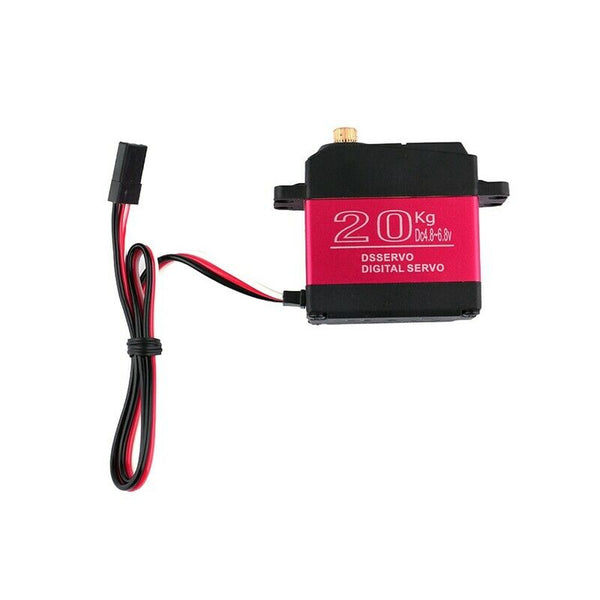 Waterproof DS3218PRO 20KG Digital Servo Stainless Steel Gear for 1/10 1/8 R V8O4