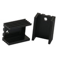 10pcs Black 20x15x10mm Aluminum Heat Sink Cooling Fin for TO-220 Triode IC