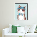 5D DIY Full Drill Diamond Painting Cat Cross Stitch Embroidery Needlework