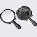 Rose Flower Makeup Cosmetic Mirror Compact Handheld Mirror with Handle Well XVZ