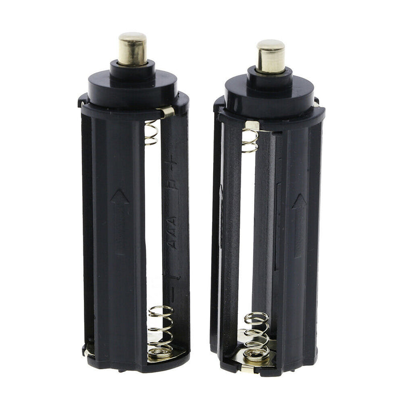 2PCS plastical battery holder box case 3 AAA to 18650 battery converterS Gw