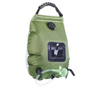 20L Solar Shower Bag Hiking 5Gallons Bathing Water Heater Pack on-Off Switch