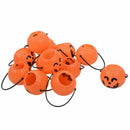 Pumpkin Candy Holder 12 Mini Trick-or-treat Halloween Candy Bucket:Orange