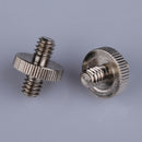 1/4 Male To 1/4 Male Threaded Metal Screw Adapter For Tripod Monopod