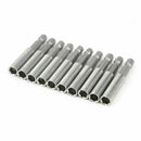 10 Pc Socket Drill Bit Holders Hex Shank Magnetic Extension For Screwdriver UVF